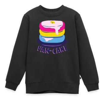 Pansexuell - Kinder Premium Organic Sweatshirt - Schwarz - Vorne - AI Model Kid Female (0cm)