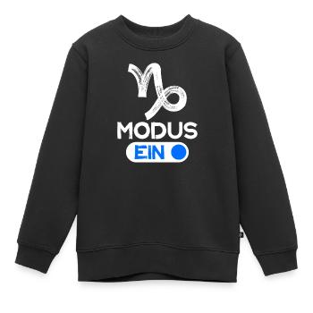 Tierkreis Steinbock Esoterik Statement Astronomie - Kinder Premium Organic Sweatshirt - Schwarz - Vorne - AI Model Kid Female (0cm)