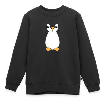 Antarctique Animal Oiseau de mer Pingouin Zoo Vigel - Sweat Premium enfant bio - noir - Devant - AI Model Kid Female (0cm)
