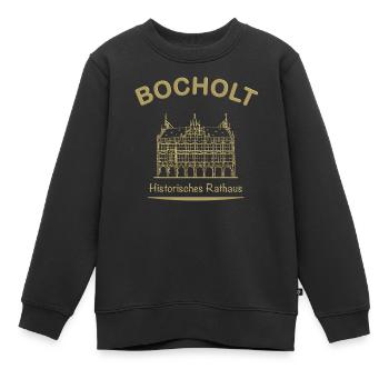 Hôtel de ville historique de Bocholt - Sweat Premium enfant bio - noir - Devant - AI Model Kid Female (0cm)