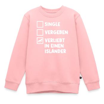 Icelandic Horses Horse Love Statement Horse Lover - Kids Premium Organic Sweatshirt - rose - Front - AI Model Kid Female (0cm)