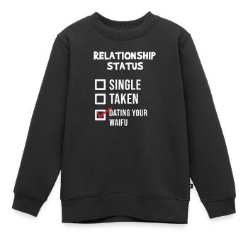 Comic Anime Popkultur Asiatisch Statement Asien - Kinder Premium Organic Sweatshirt - Schwarz - Vorne - AI Model Kid Female (0cm)