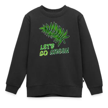 Umweltschützer Mutter Erde Natur Statement Umwelt - Kinder Premium Organic Sweatshirt - Schwarz - Vorne - AI Model Kid Female (0cm)