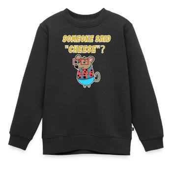 Déclaration de souris Animaux de compagnie Lap Animal Animaux de compagnie - Sweat Premium enfant bio - noir - Devant - AI Model Kid Female (0cm)