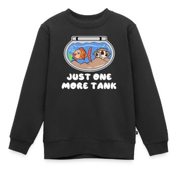 Aquarium Statement Goldfisch Haustiere Kuscheltier - Kinder Premium Organic Sweatshirt - Schwarz - Vorne - AI Model Kid Female (0cm)