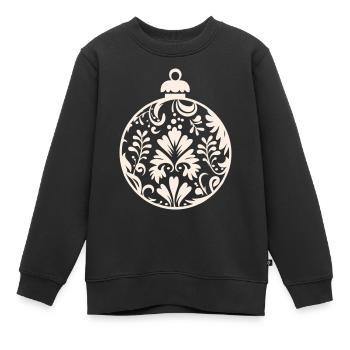 Christbaumkugel - Kinder Premium Organic Sweatshirt - Schwarz - Vorne - AI Model Kid Female (0cm)