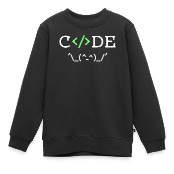 Travail Dire Développeur Carrière Bourreau de travail Emploi - Sweat Premium enfant bio - noir - Devant - AI Model Kid Female (0cm)