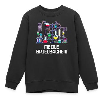 Job Wissenschafter Karriere Statement Vorgesetzter - Kinder Premium Organic Sweatshirt - Schwarz - Vorne - AI Model Kid Female (0cm)