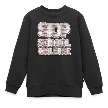 Ausdruck des schulischen Widerstands - Kinder Premium Organic Sweatshirt - Schwarz - Vorne - AI Model Kid Female (0cm)