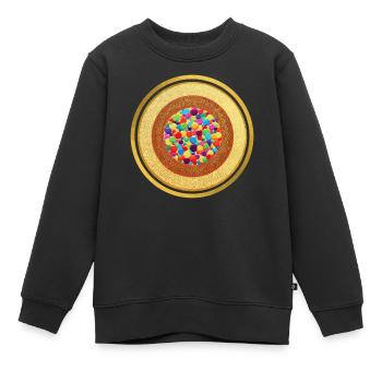 Sternentor 2024 AllEinsSein Sonja Ariel von Staden - Kinder Premium Organic Sweatshirt - Schwarz - Vorne - AI Model Kid Female (0cm)