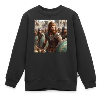 Keltiberer verteidigen Numancia - Kinder Premium Organic Sweatshirt - Schwarz - Vorne - AI Model Kid Female (0cm)