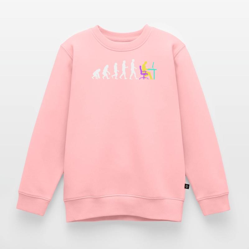 Développeur Evolution Computergeek Open Source Sweat Premium enfant bio