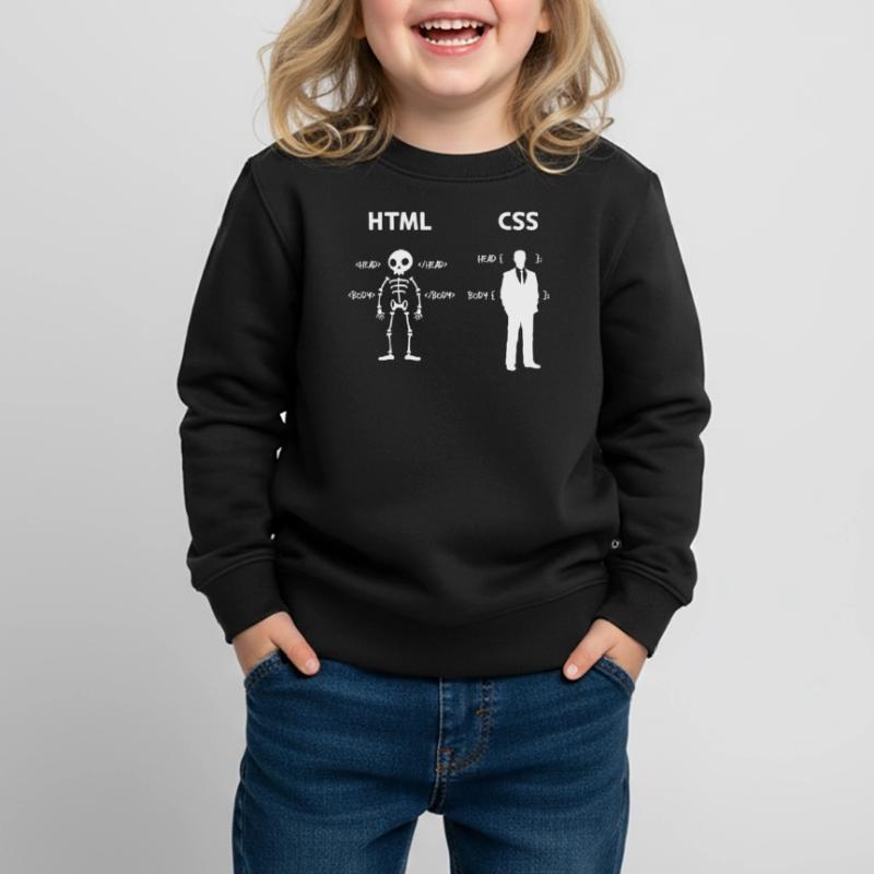 Code Css C++ Php Java Developer Code Skripting Kinder Premium Organic Sweatshirt