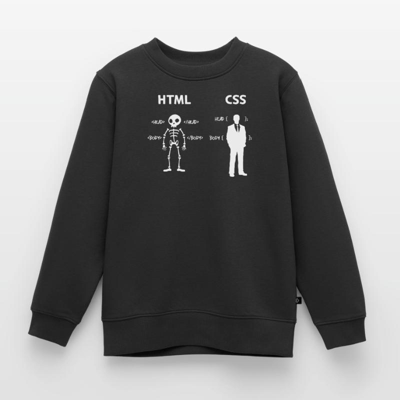 Code Css C++ Php Java Developer Code Skripting Kinder Premium Organic Sweatshirt