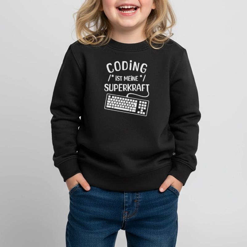 Code Skripting Statement Computerfreak Developer Kinder Premium Organic Sweatshirt