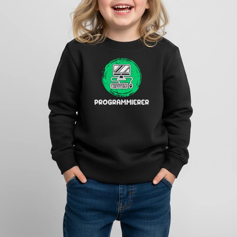 Computerfreak Skripting Developer Programmierer Kinder Premium Organic Sweatshirt