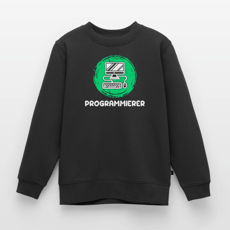 Computerfreak Skripting Developer Programmierer Kinder Premium Organic Sweatshirt