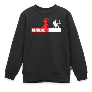 Computergeek Developer Coden Statement Scripting - Kids Premium Organic Sweatshirt - black - Front - AI Model Kid Female (0cm)