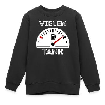 Pompe à carburant diesel à essence électrique de ravitaillement - Sweat Premium enfant bio - noir - Devant - AI Model Kid Female (0cm)