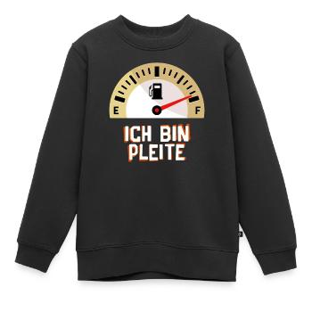 Tanken Statement Tankstelle Benzin Strom Antrieb - Kinder Premium Organic Sweatshirt - Schwarz - Vorne - AI Model Kid Female (0cm)