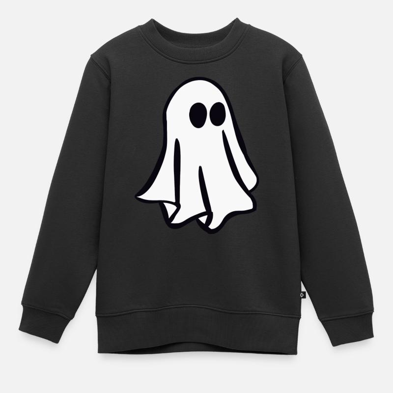 fantome - Sweat Premium enfant bio - noir