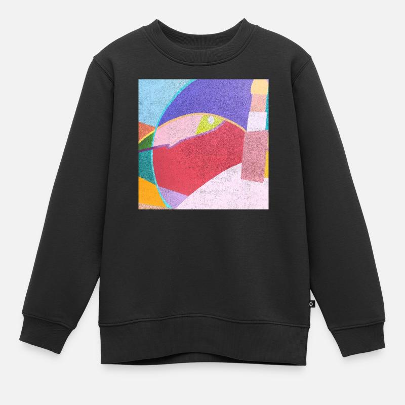 Colorful Murals - Kids Premium Organic Sweatshirt - black