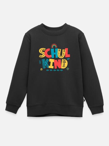 Schulkind - Kinder Premium Organic Sweatshirt - Schwarz