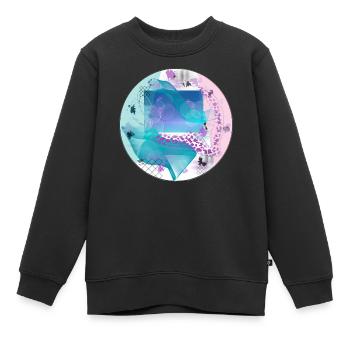 Fantasy World Sphere - Kinder Premium Organic Sweatshirt - Schwarz - Vorne - AI Model Kid Female (0cm)