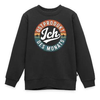 Ostalgie GDR Allemagne de l’Est Allemagne de l’Est Idée cadeau - Sweat Premium enfant bio - noir - Devant - AI Model Kid Female (0cm)