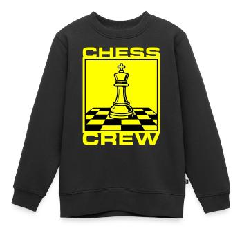 Club d’échecs - Sweat Premium enfant bio - noir - Devant - AI Model Kid Female (0cm)