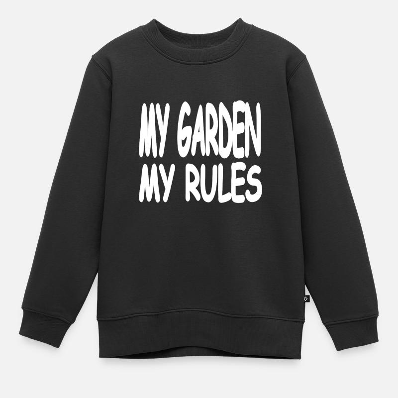 Garten - Kinder Premium Organic Sweatshirt - Schwarz