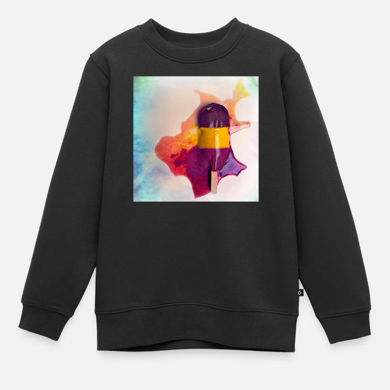 Popsicle - Kids Premium Organic Sweatshirt - black