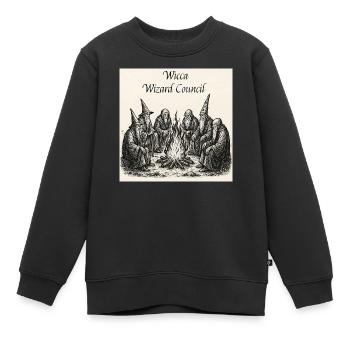 Wicca Wizard Rat - Kinder Premium Organic Sweatshirt - Schwarz - Vorne - AI Model Kid Female (0cm)