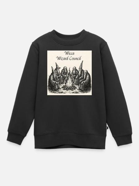 Wicca Wizard Council - Sweat Premium enfant bio - noir