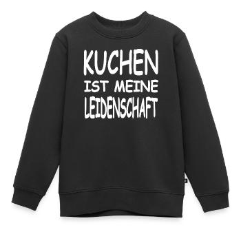 Gâteau - Sweat Premium enfant bio - noir - Devant - AI Model Kid Female (0cm)