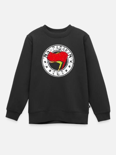 Non Pasaran 161 - Sweat Premium enfant bio - noir