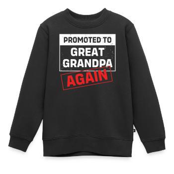 Opi Großvater Enkel Enkelkind Opa - Kinder Premium Organic Sweatshirt - Schwarz - Vorne - AI Model Kid Female (0cm)