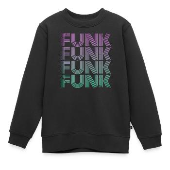 Funk Vintage - Kinder Premium Organic Sweatshirt - Schwarz - Vorne - AI Model Kid Female (0cm)