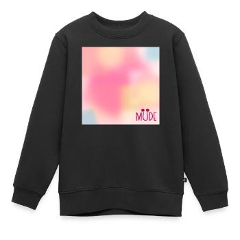 Himmel Stimmung Müde - Kinder Premium Organic Sweatshirt - Schwarz - Vorne - AI Model Kid Female (0cm)