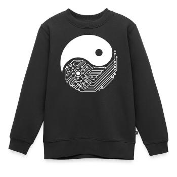 Ingénieur en apprentissage automatique, apprentissage profond et IA - Sweat Premium enfant bio - noir - Devant - AI Model Kid Female (0cm)