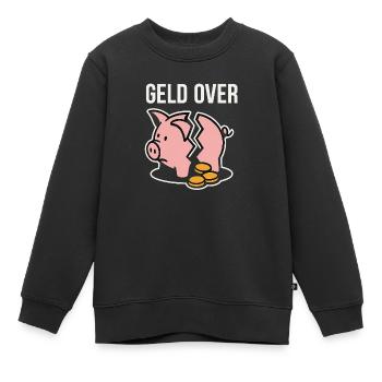 Geldverlust Piggy Bank - Kinder Premium Organic Sweatshirt - Schwarz - Vorne - AI Model Kid Female (0cm)