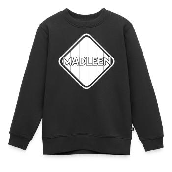 Geschenk Vor - Kinder Premium Organic Sweatshirt - Schwarz - Vorne - AI Model Kid Female (0cm)