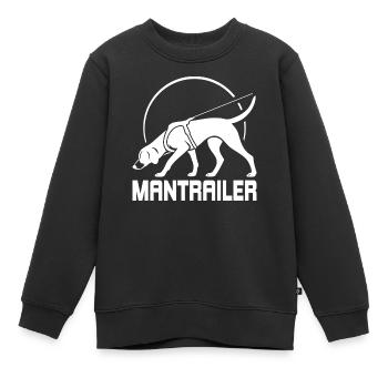 Foxhound MANTRAILER Chiens de recherche Chiens Wilsigns chiens - Sweat Premium enfant bio - noir - Devant - AI Model Kid Female (0cm)