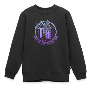 Aufstieg der Katzenära - Kinder Premium Organic Sweatshirt - Schwarz - Vorne - AI Model Kid Female (0cm)