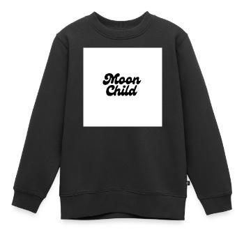 Mondkind-Himmelsschrift - Kinder Premium Organic Sweatshirt - Schwarz - Vorne - AI Model Kid Female (0cm)