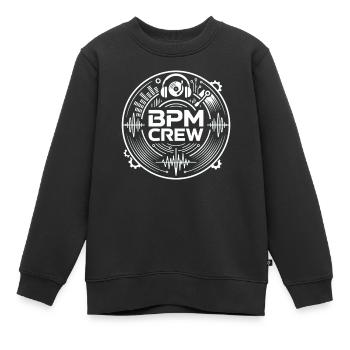Équipe BPM Soundwave - Sweat Premium enfant bio - noir - Devant - AI Model Kid Female (0cm)
