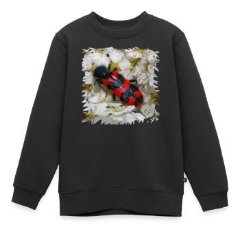 Beewolf aime manger les larves d’abeille - Sweat Premium enfant bio - noir - Devant - AI Model Kid Female (0cm)