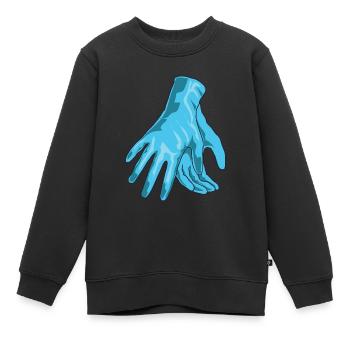 Médecin de chirurgie des gants - Sweat Premium enfant bio - noir - Devant - AI Model Kid Female (0cm)