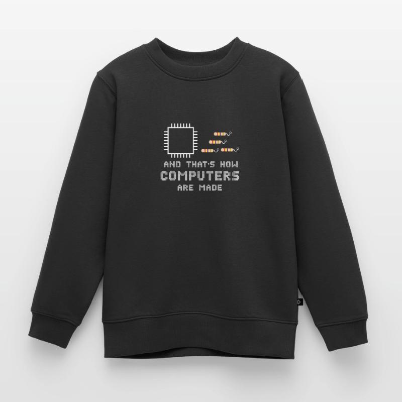 Computer Hardware PC Nerd Mainboard Kinder Premium Organic Sweatshirt