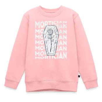 Funérailles de pompes funèbres - Sweat Premium enfant bio - rose - Devant - AI Model Kid Female (0cm)